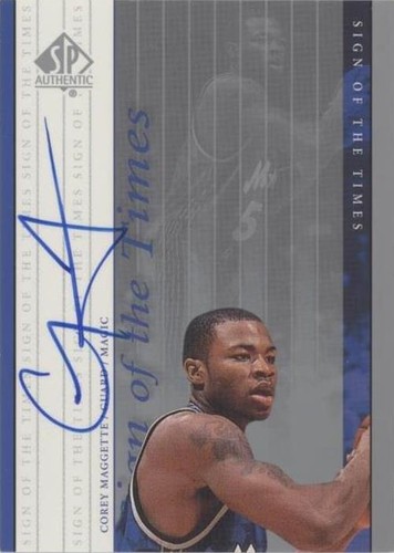 1999-00 SP Authentic - Corey Maggette #CM