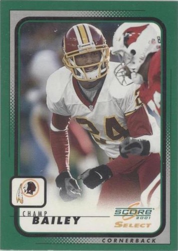 2001 Score Select Champ Bailey #214