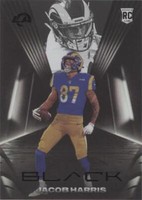 2021 Panini Black Jacob Harris #140
