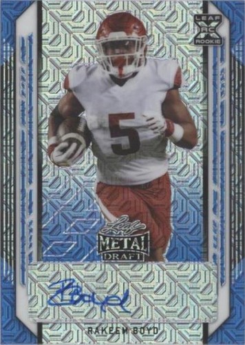 2021 Leaf Metal Draft Rakeem Boyd #BA-RB1