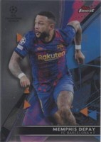 2021-22 Topps Finest UCL Memphis Depay #15