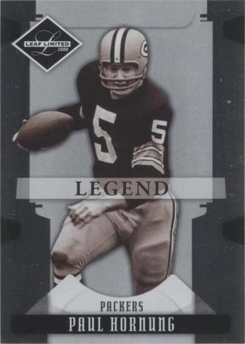 2008 Leaf Limited Paul Hornung #168