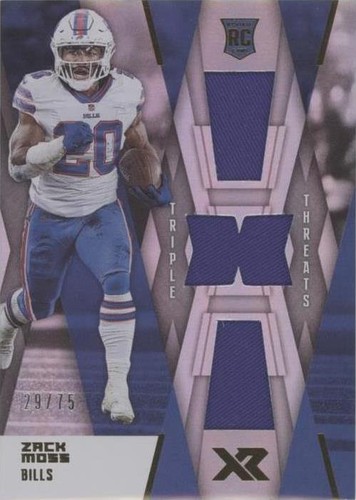 2020 Panini XR Zack Moss #RTM-ZM