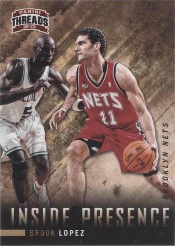 2012-13 Panini Threads - Brook Lopez #7