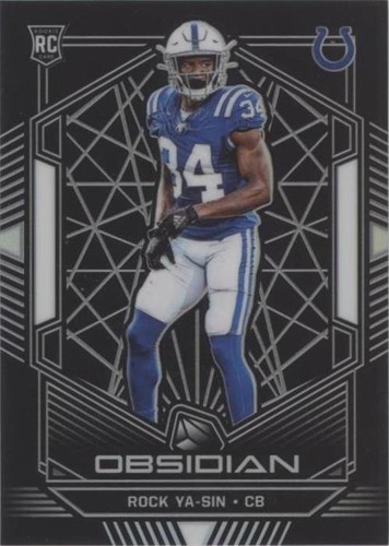 2019 Panini Obsidian Rock Ya-Sin #190