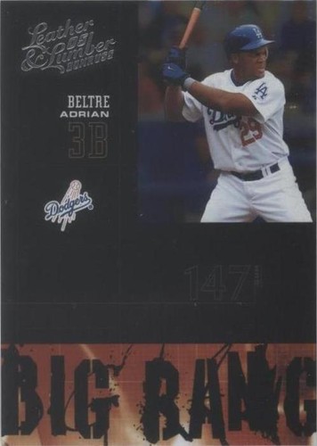 2005 Donruss Leather & Lumber - Adrian Beltre #BB-2