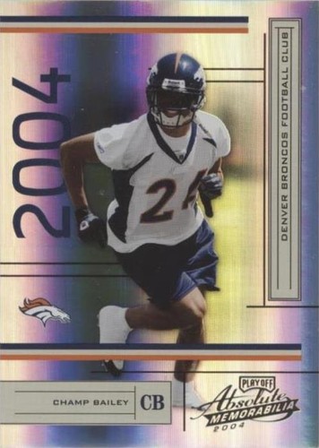 2004 Playoff Absolute Memorabilia Champ Bailey #44