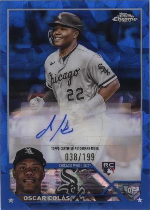 2023 Topps Chrome Update Series Sapphire Edition - Oscar Colas #USA-OCO