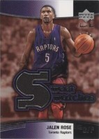 2004-05 Upper Deck Sweet Shot - Jalen Rose #SW-JA