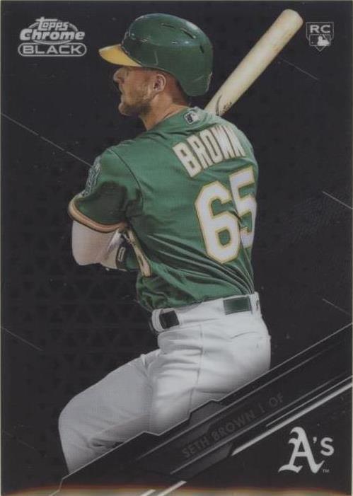 2020 Topps Chrome Black - Seth Brown #72