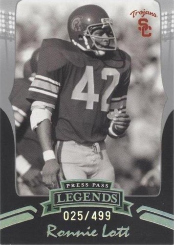 2006 Press Pass Legends Ronnie Lott #S86
