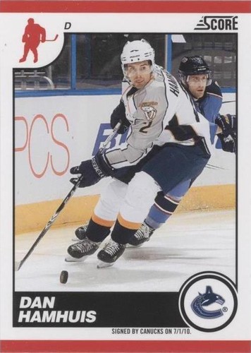 2010-11 Score - Dan Hamhuis #466