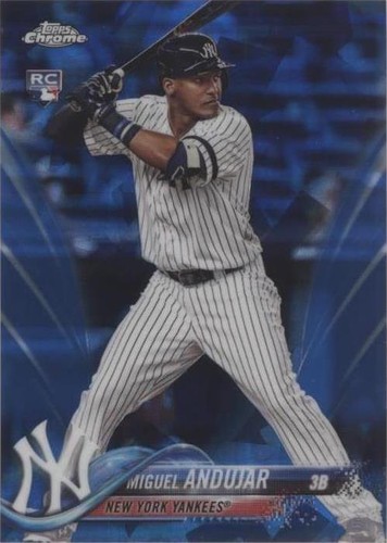 2018 Topps Chrome Sapphire Edition - Miguel Andujar #305