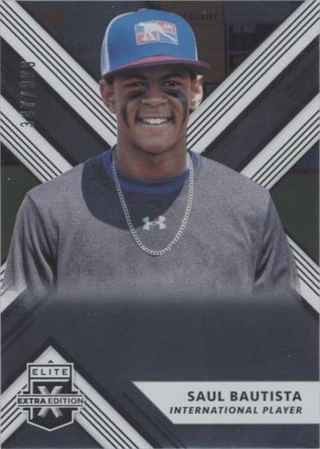 2018 Panini Elite Extra Edition - Saul Bautista #179