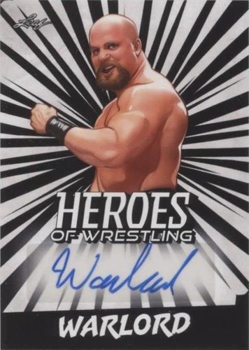 2023 Leaf Heroes of Wrestling - Warlord #BA-W1