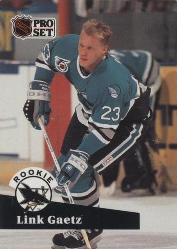 1991 Pro Set Link Gaetz #561 San Jose Sharks Hockey Card PSA