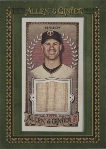 2024 Topps Allen & Ginter - Joe Mauer #MFR-JMA