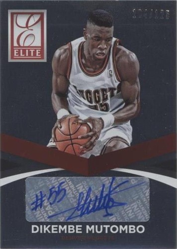 2017 Dikembe Mutombo Donruss Signature Series | eBay