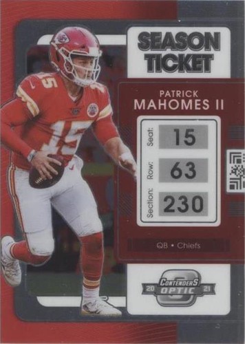 2021 Panini Contenders Optic Patrick Mahomes II #3