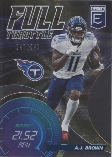 2021 Panini Donruss Elite A.J. Brown #FT21