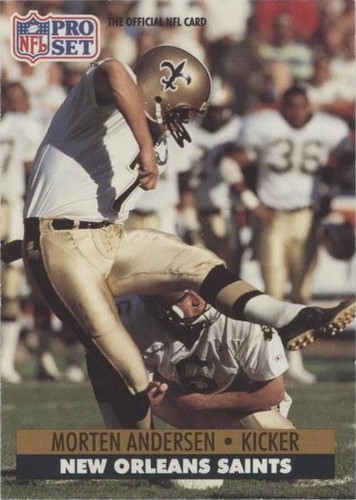 1991 Pro Set Morten Andersen #586