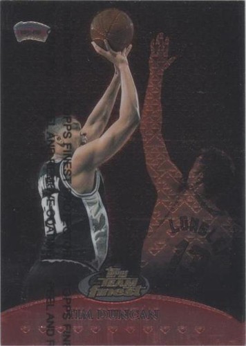 1999-00 Topps Finest - Tim Duncan #TF7