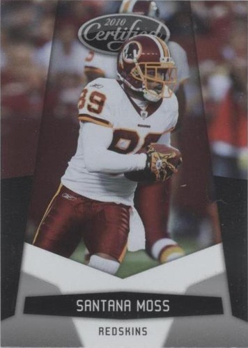 2010 Certified Santana Moss #150