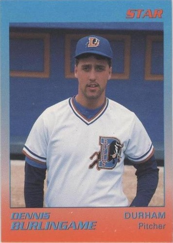 1989 Star Durham Bulls Blue/Orange - Dennis Burlingame #2