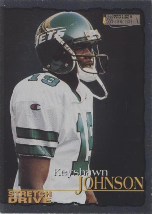1996 Pro Line II Memorabilia Keyshawn Johnson #DS23