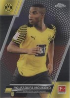 2021-22 Topps Chrome Bundesliga Youssoufa Moukoko #28
