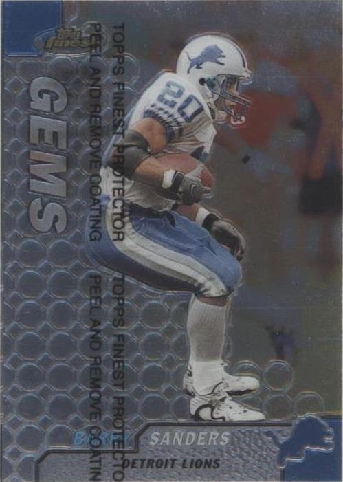 1999 Topps Finest Barry Sanders #125
