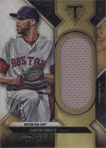 2017 Topps Triple Threads - David Price #SJR-DPC
