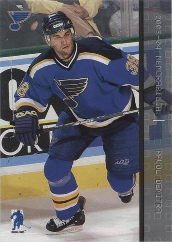 2003-04 In the Game Be A Player Memorabilia - Pavol Demitra #70