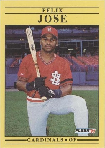 1991 Fleer - Felix Jose #636