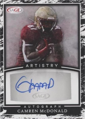 2022 SAGE Artistry Camren McDonald #A-CM3