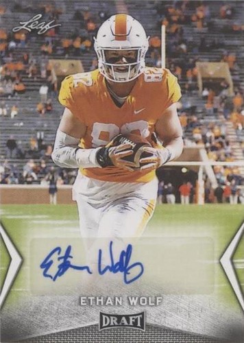 2018 Leaf Draft Ethan Wolf #BA-EW1