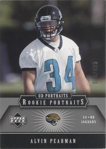 2005 Upper Deck Portraits Alvin Pearman #124