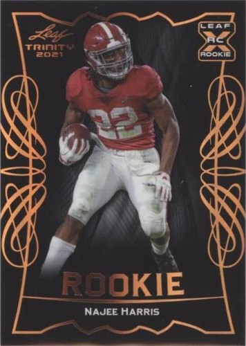 2021 Leaf Trinity Box Black Najee Harris #RB-12