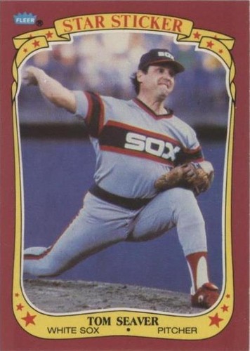1986 Fleer Star Stickers - Tom Seaver #109