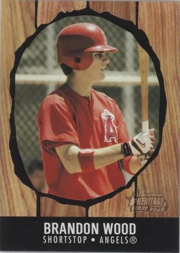 2003 Bowman Heritage - Brandon Wood #252