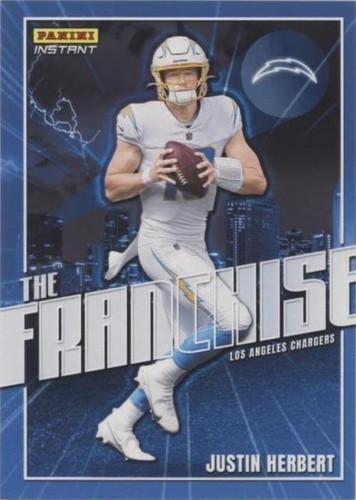 2022 Panini Instant NFL The Franchise Justin Herbert #TF18