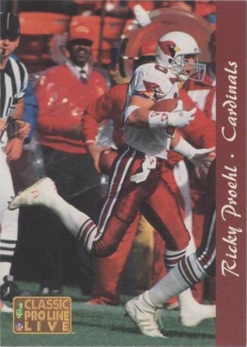 1993 Classic Pro Line Live Ricky Proehl #221
