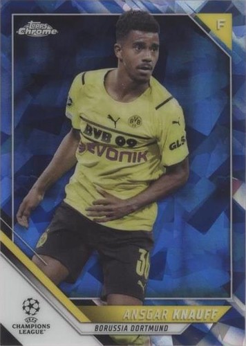 2021-22 Topps Chrome UCL Sapphire Edition Ansgar Knauff #6