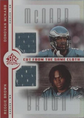 2005 Upper Deck Reflections Donovan McNabb Reggie Brown #CC-MB