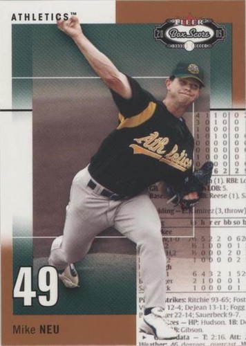 2003 Fleer Box Score - Mike Neu #155