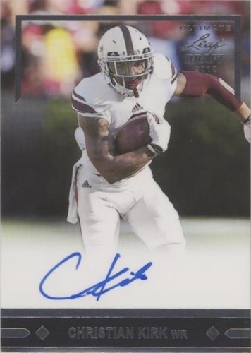 2018 Leaf Ultimate Draft Christian Kirk #GLR-CK1