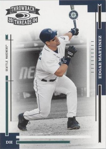2004 Donruss Throwback Threads - Edgar Martinez #170