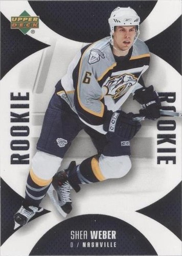 2006-07 Upper Deck Mini Jersey Collection - Shea Weber #110