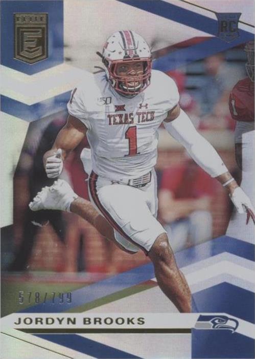 2020 Panini Donruss Elite Jordyn Brooks #187