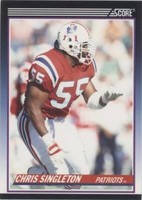 1990 Score Chris Singleton #61T